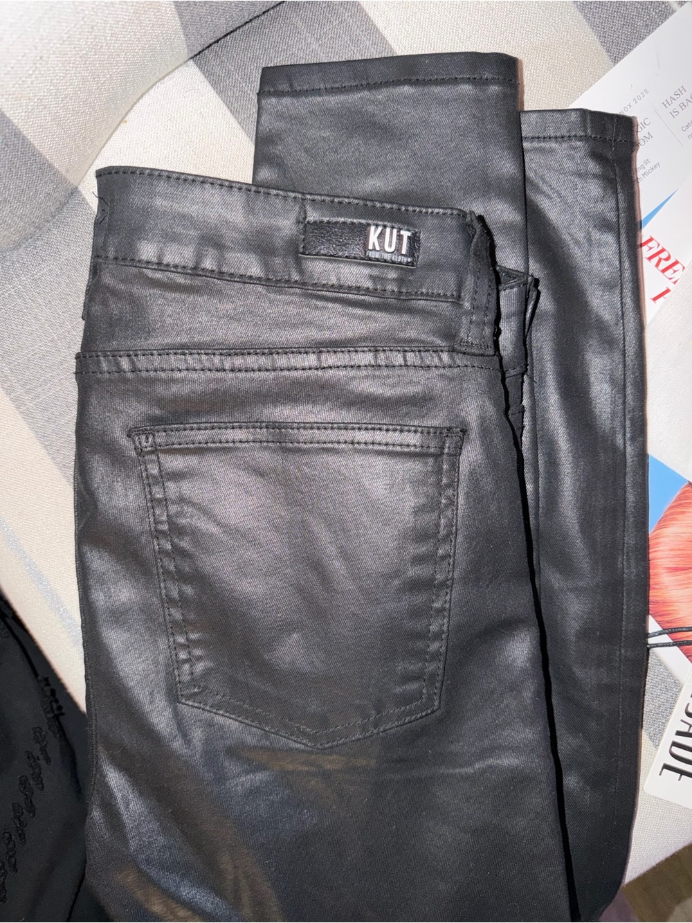 Kut from the Kloth Mia high-rise toothpick skinny jeans